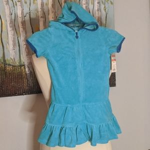 Aqua Girls Beach Cover Up or Robe Sz XS 4/5. Swimwear